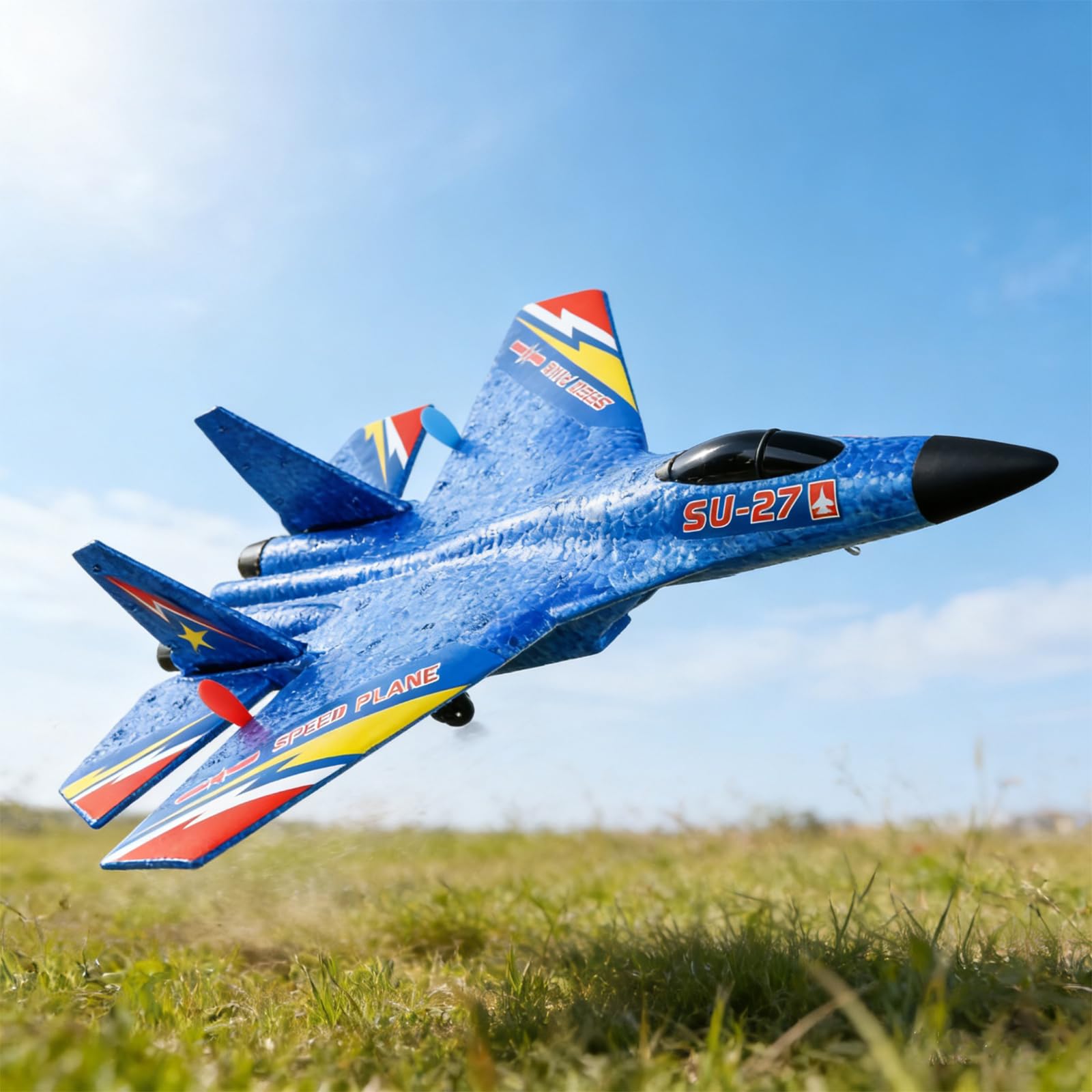 RC機 STUNT FLYING AIRCRAFT SU-27 フルセット Amazon.com: RC Fighter Jet, SU-27 RC Fighter Jet，Remote Control